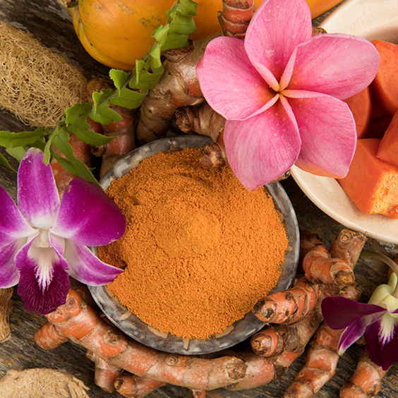 Herbs turmeric natural medicine