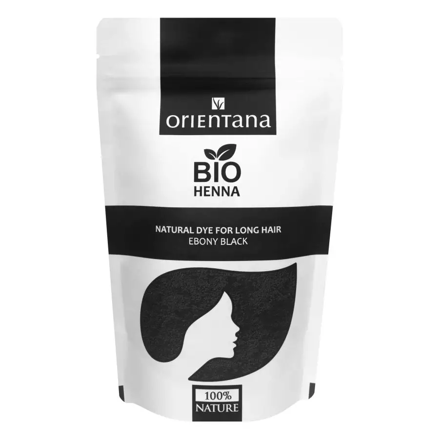 Ebony Black Bio Henna - Long Hair